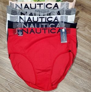 Nautica 5pk super soft high waist briefs plus 2X